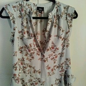 WMNS XS Mossimo Shirt Short Sleeve Sheer